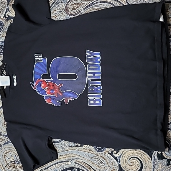 MARVEL Spiderman 6th Birthday Tshirt Medium - Picture 1 of 2